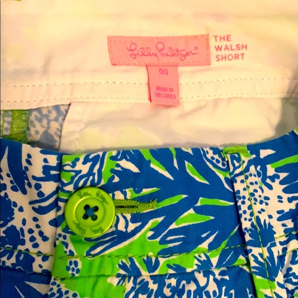 Lilly Pulitzer Walsh Shorts size 00 - Picture 5 of 7